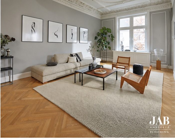 Wohnzimmer mit Teppich
